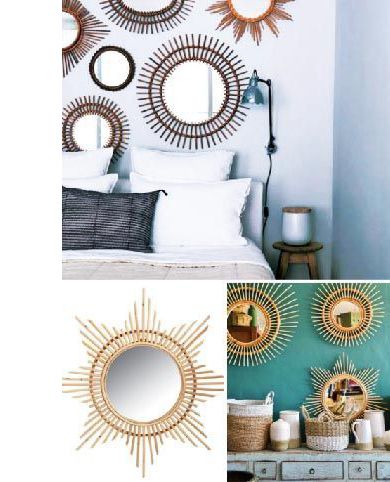 miroir-soleil-vintage-rotin